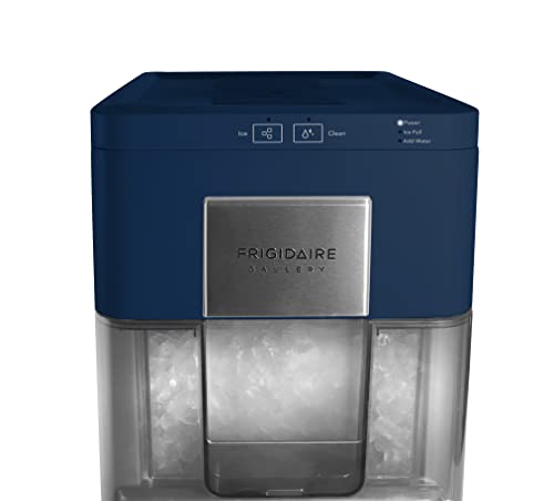 FRIGIDAIRE Gallery EFIC255 Countertop Crunchy Chewable Nugget Ice Maker, 44lbs per Day, Auto Self Cleaning, 2.0 Gen, Navy