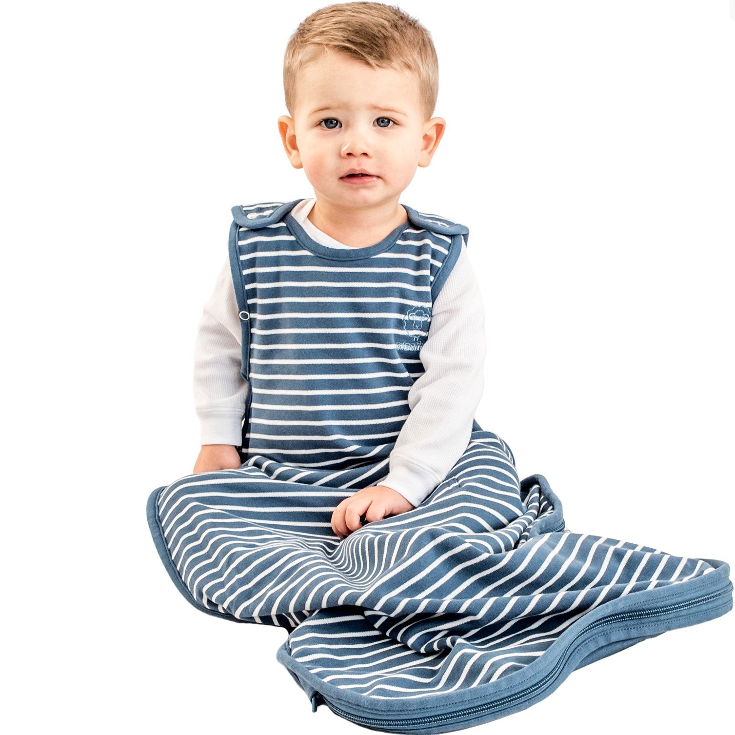 4 Season Ultimate Toddler Sleep Bag, Merino Wool, 2 - 4 Years, Navy Blue